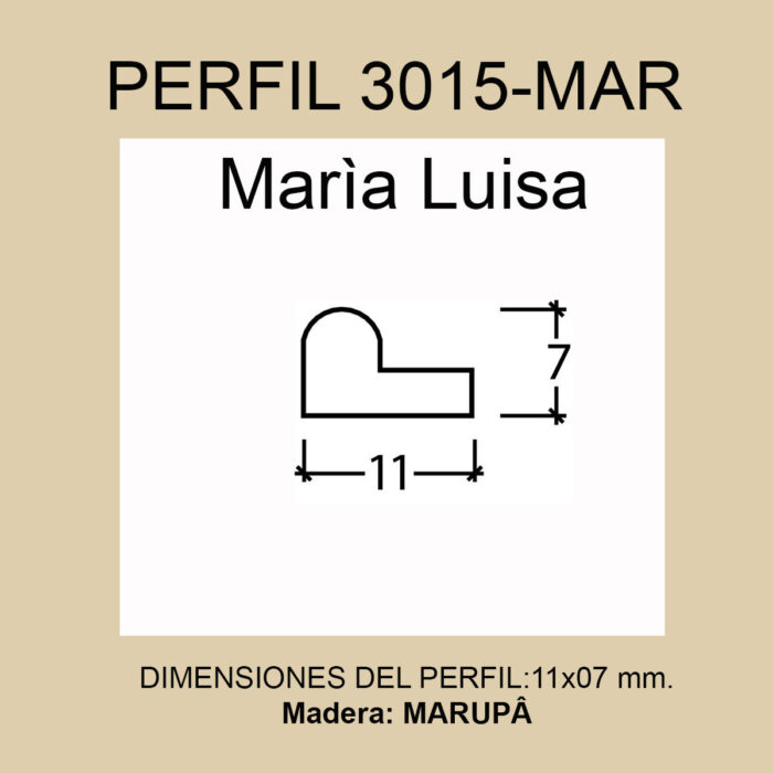 Moldura 3015-MAR (María Luisa)
