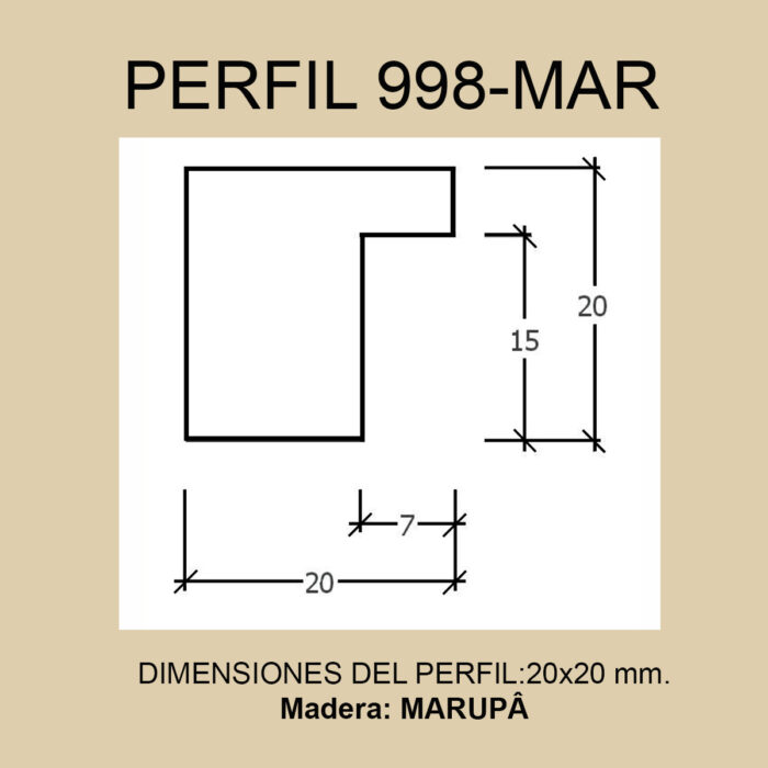 Moldura 998-MAR